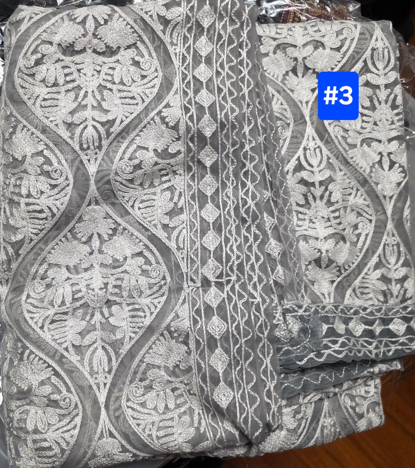 Chiffon Kashmiri Embroidered Dupatta
