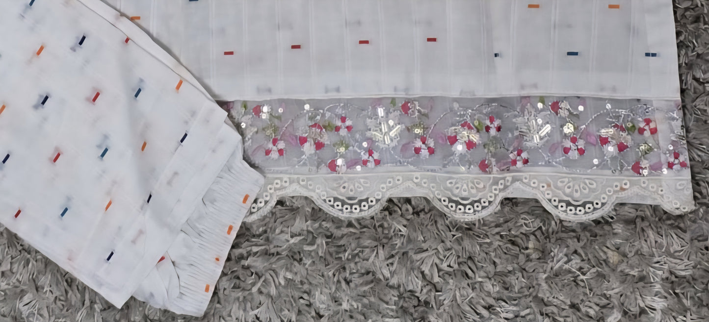 Girls Embroidered Suit