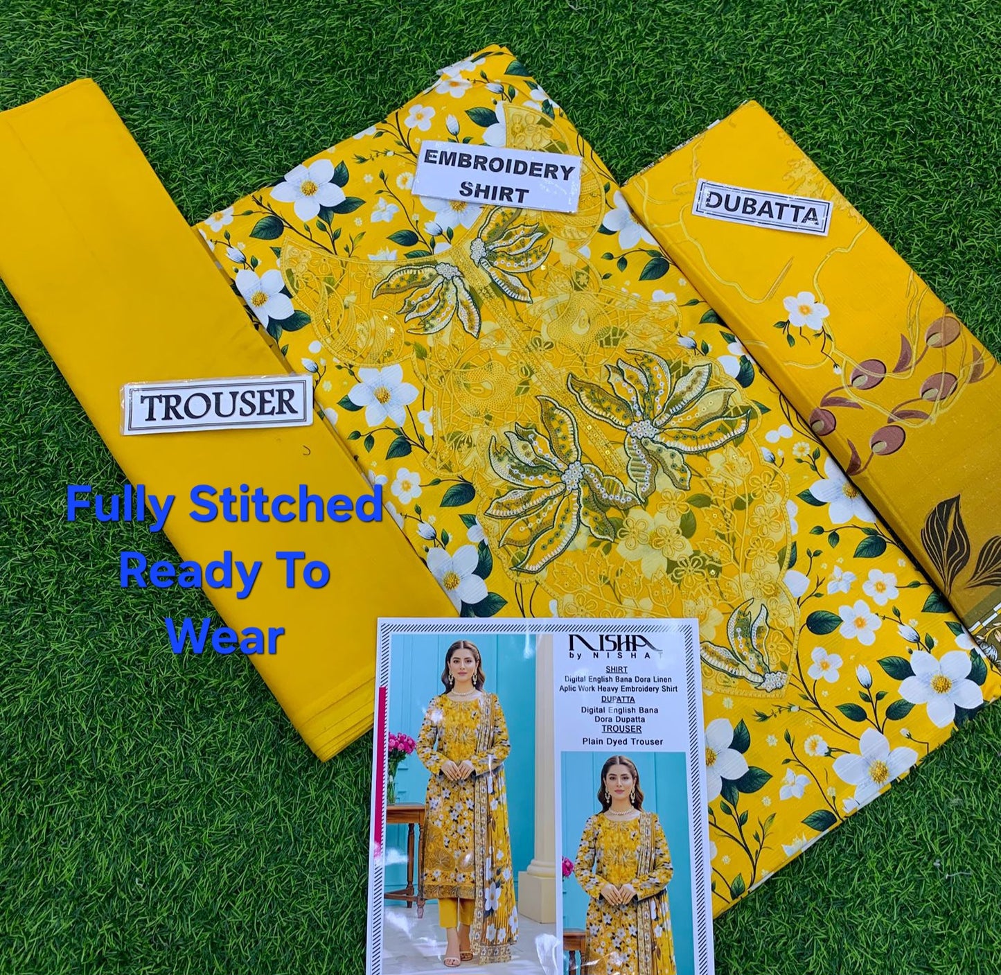 Bana Dora Linen 3pc Suit