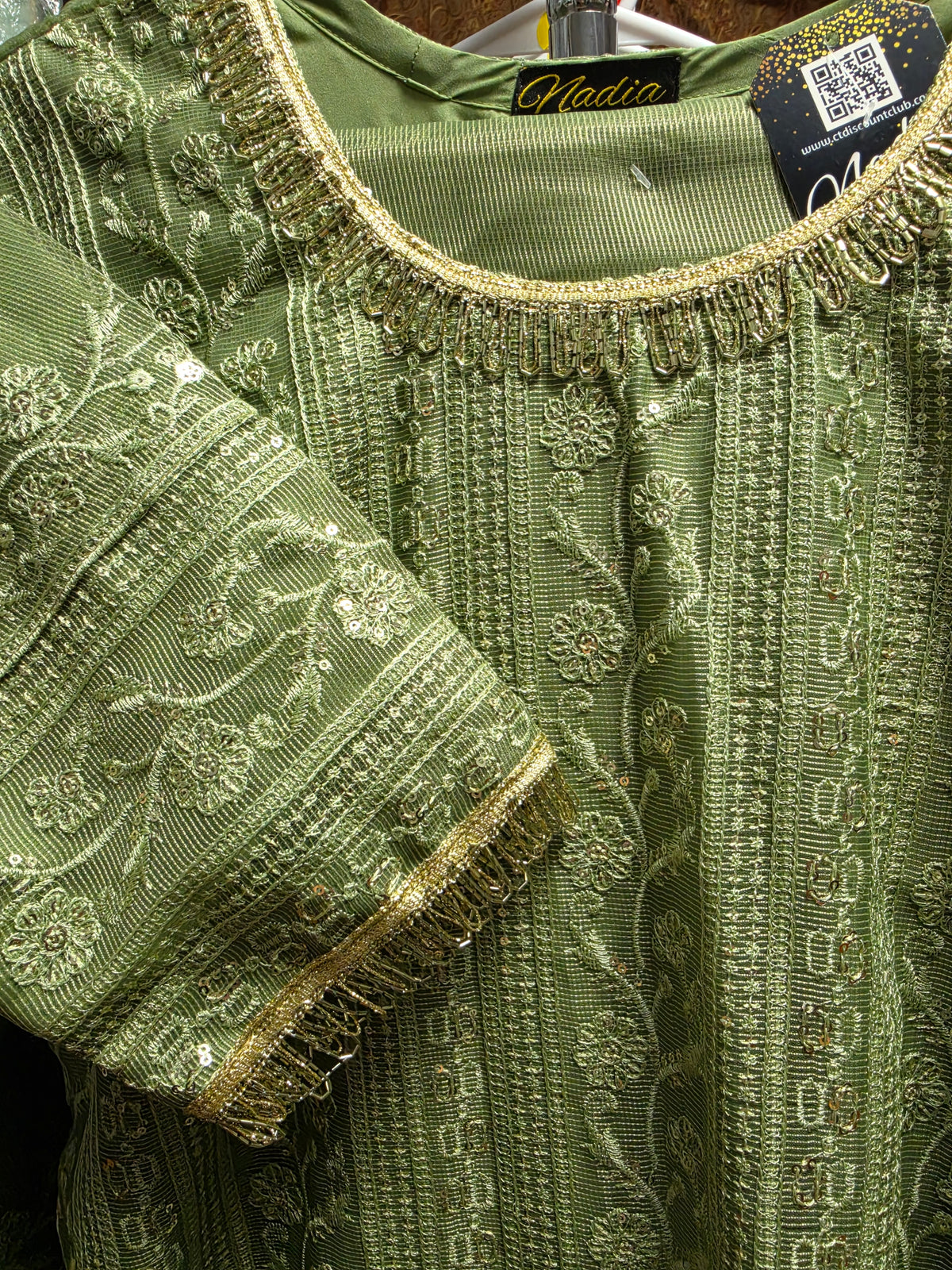 Khadi Net Fancy Suit