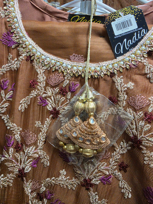 Khadi Net Fancy Suit