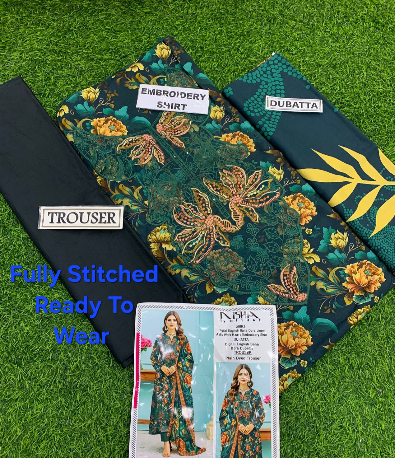 Bana Dora Linen 3pc Suit