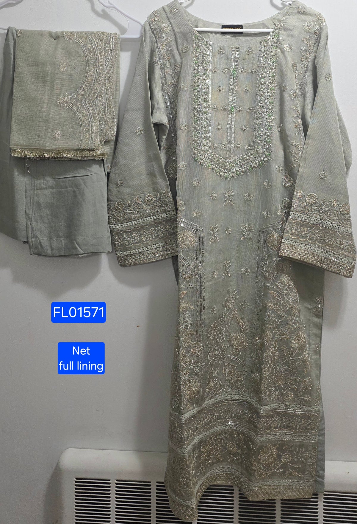Khaddi Net Fancy Suit