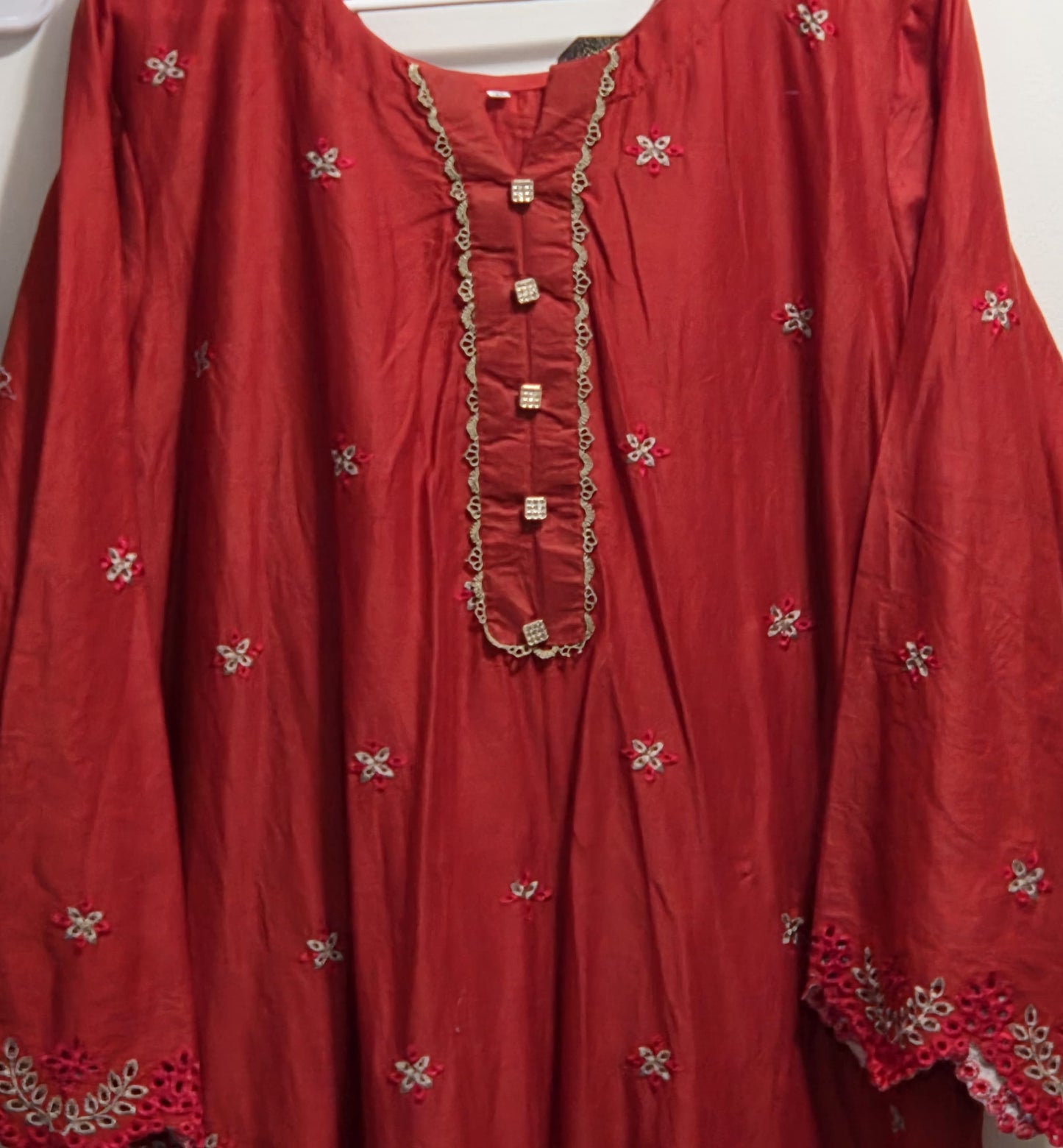 Cotton Chickenkari 3pc Suit