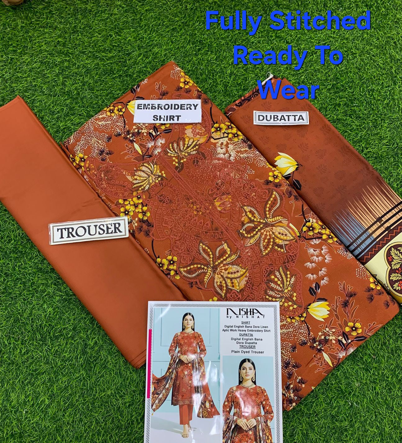 Bana Dora Linen 3pc Suit