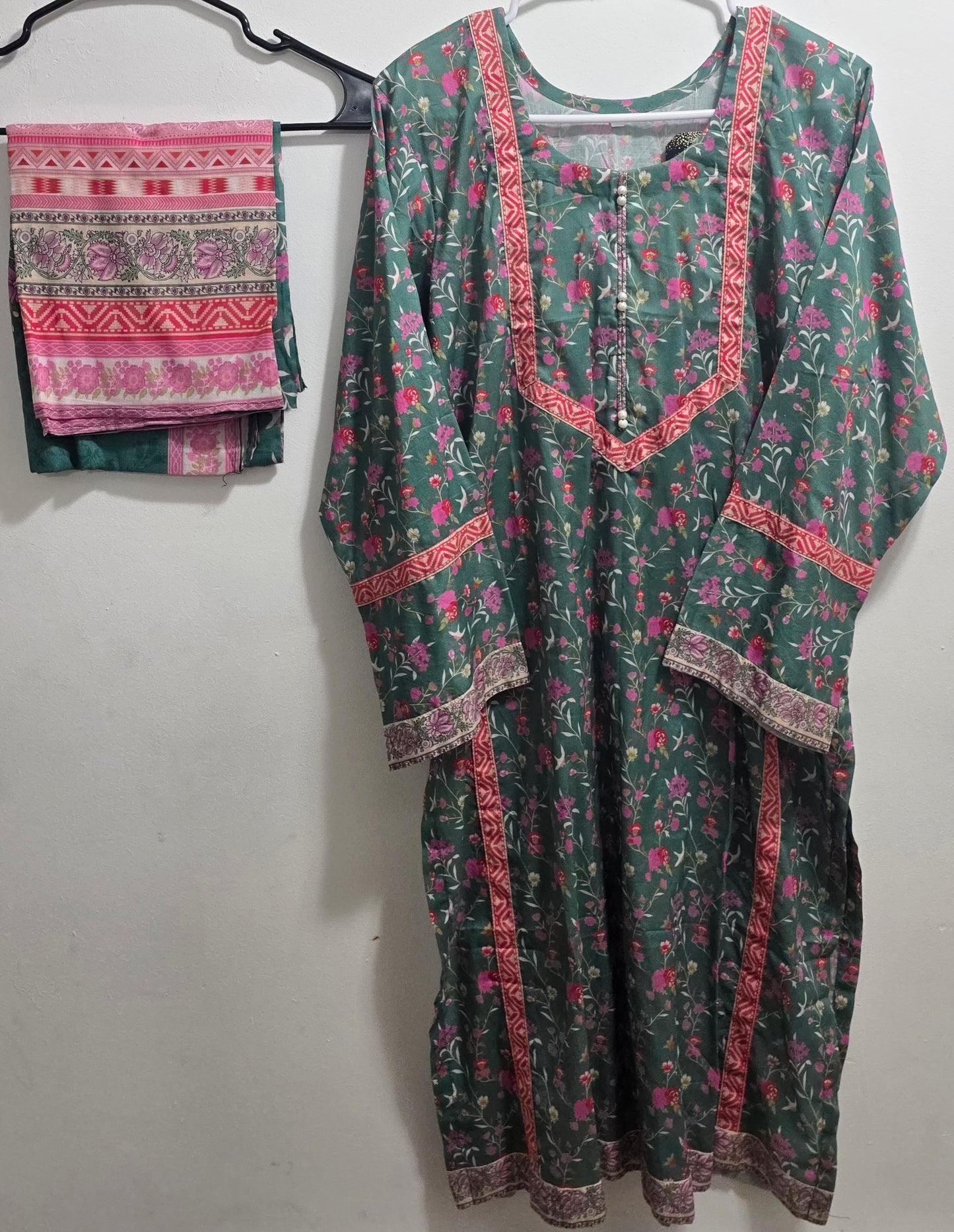 Lawn Shirt & Dupatta Set