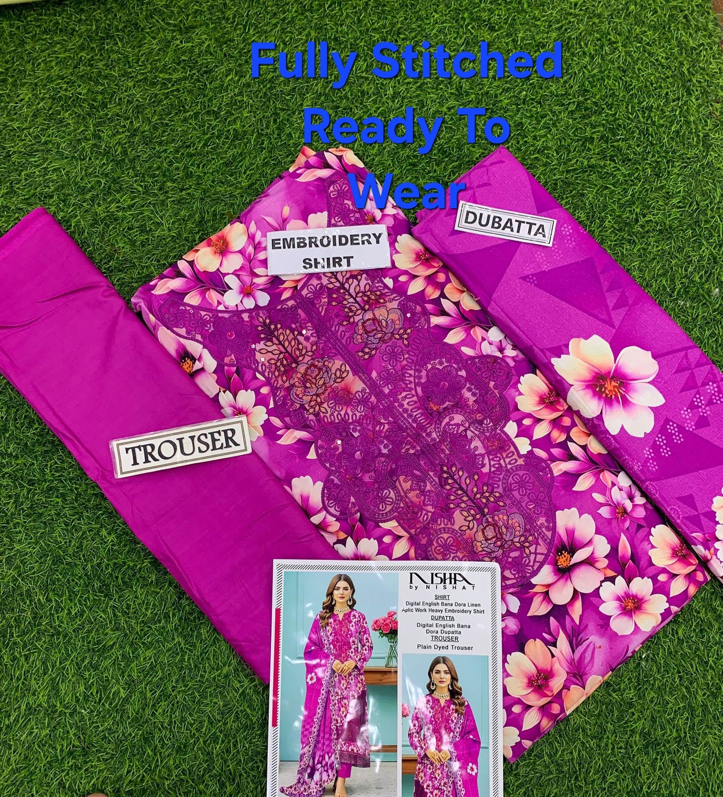 Bana Dora Linen 3pc Suit