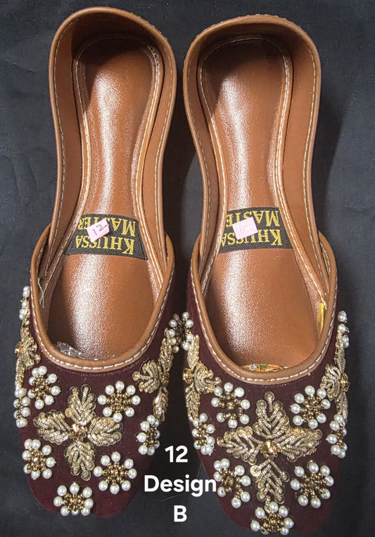 Multiple Designs of Khussa Size 12