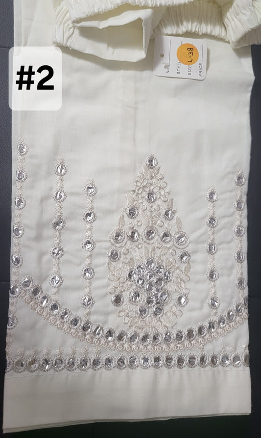 Multiple Designs White Bottoms (cotton)