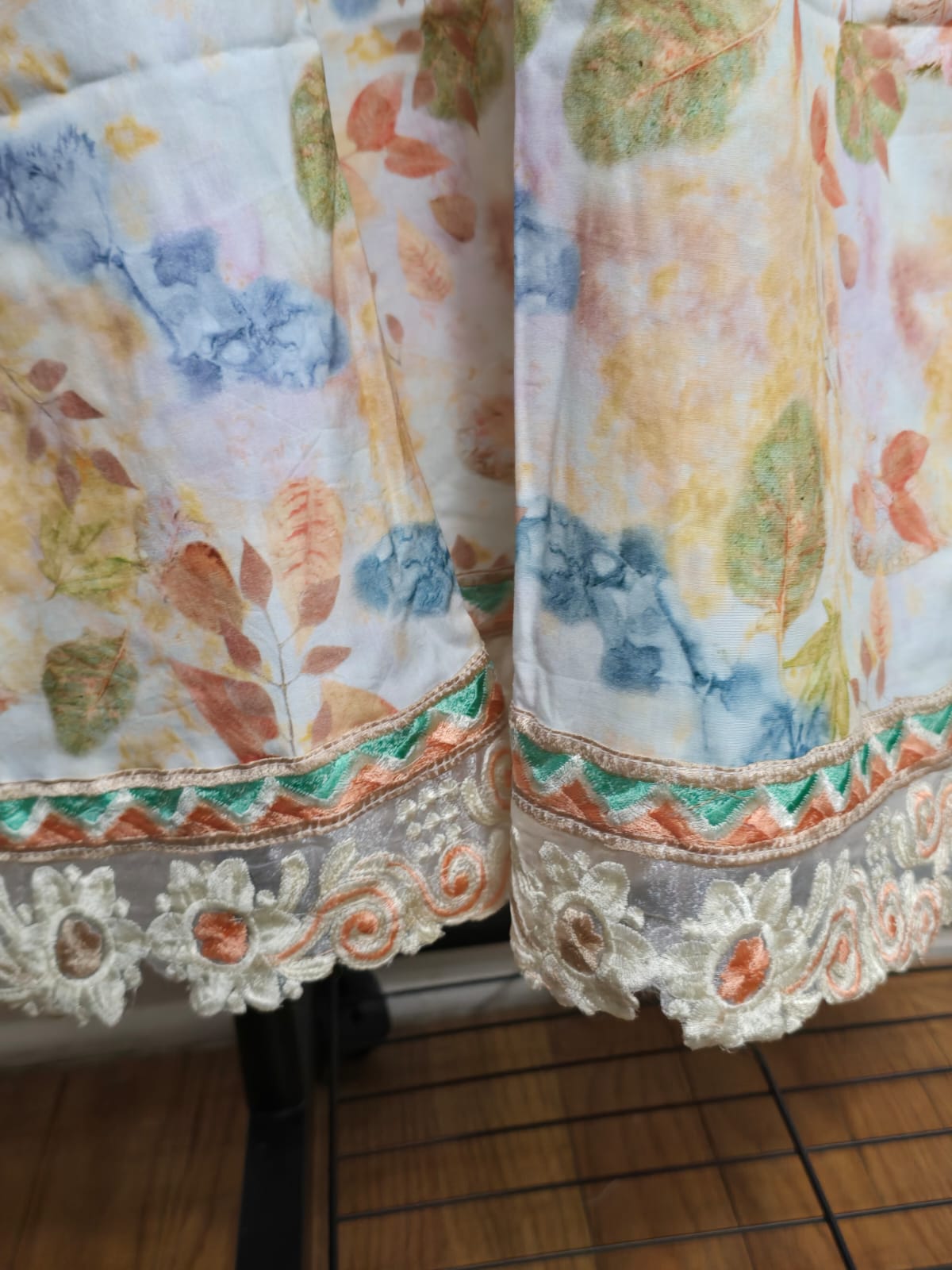 Linen 3pc Suit with Patches