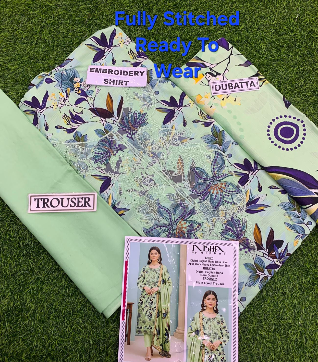 Bana Dora Linen 3pc Suit