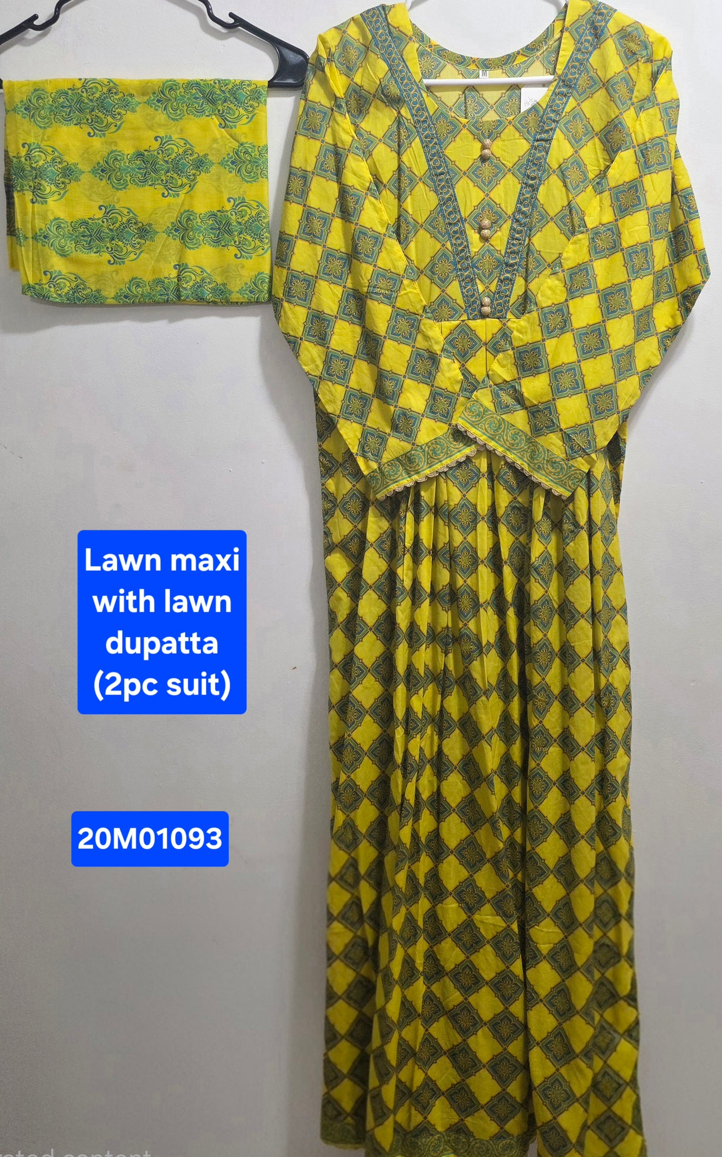 Lawn Maxi & Dupatta (2pc)
