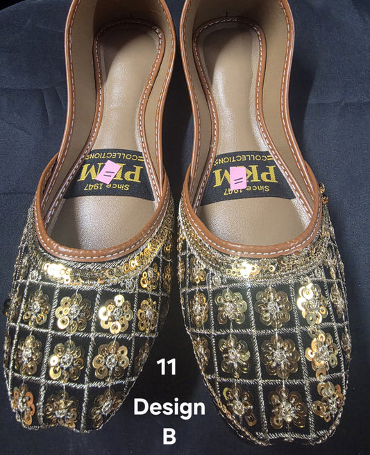 Multiple Designs of Khussa Size 11