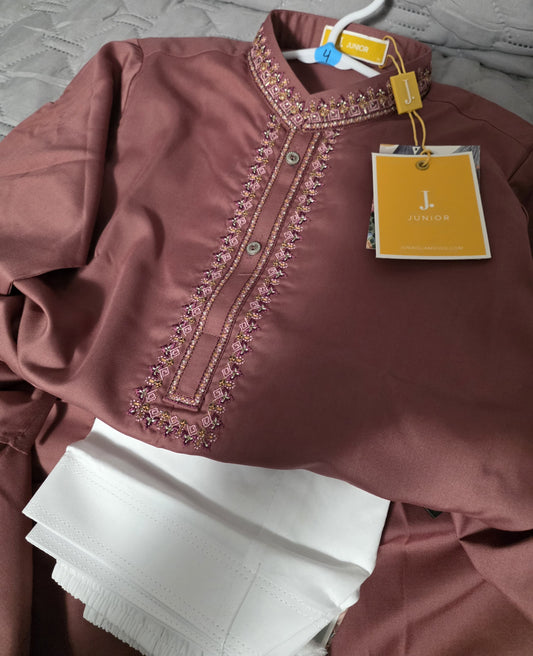 J. Brand Embroidered Suit (Brick Red)