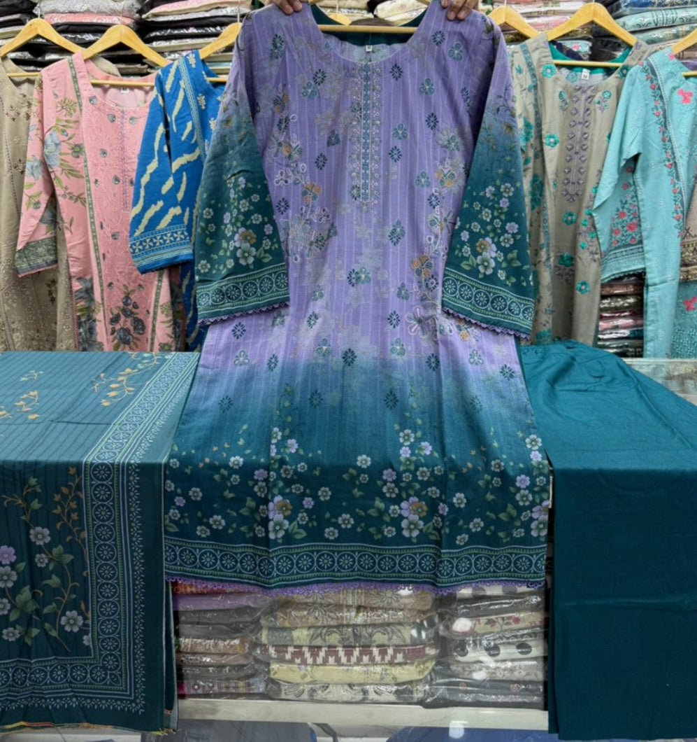 Dhanak 3pc suits