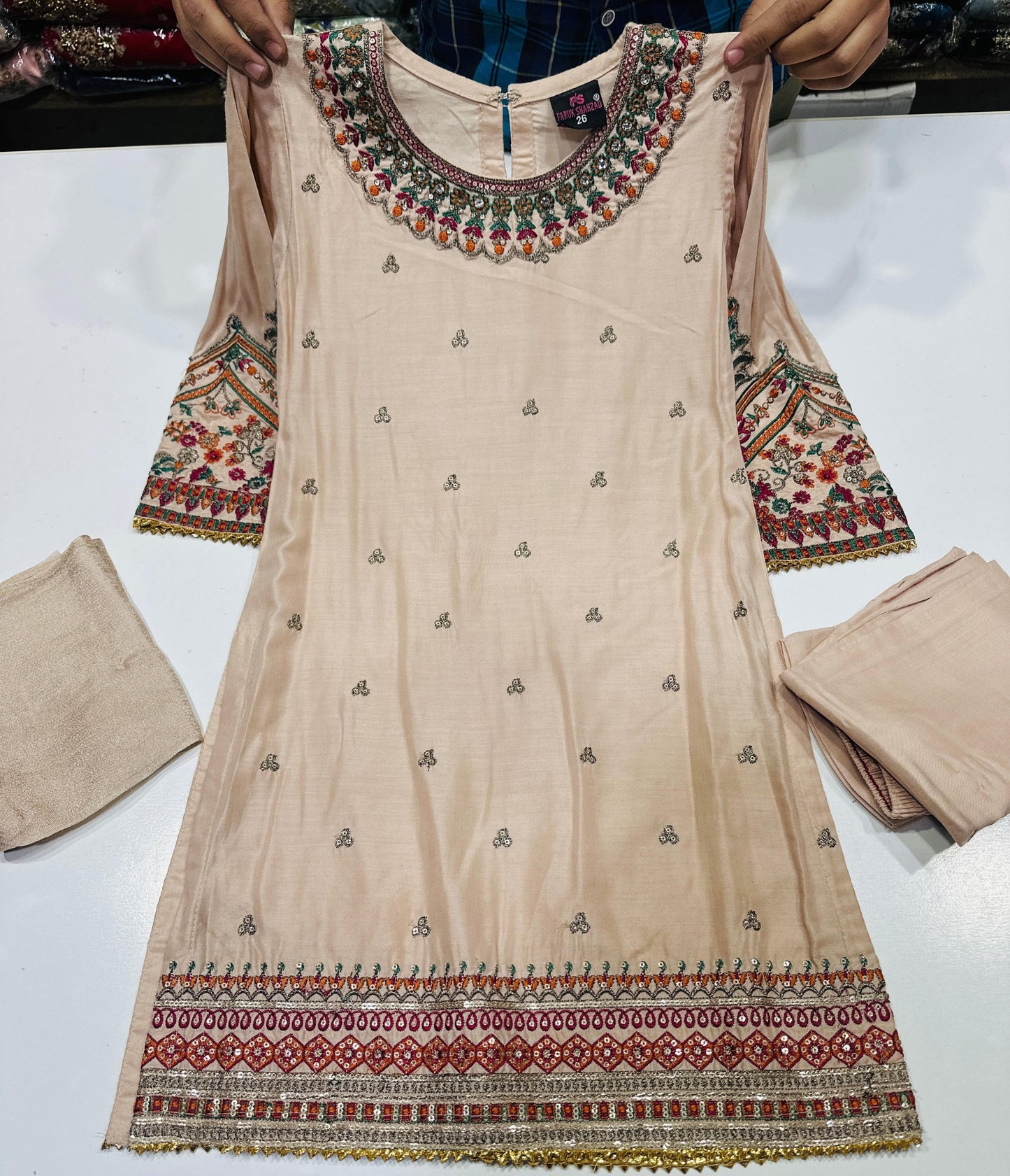 Girls Embroidered Suit (7-8yrs)