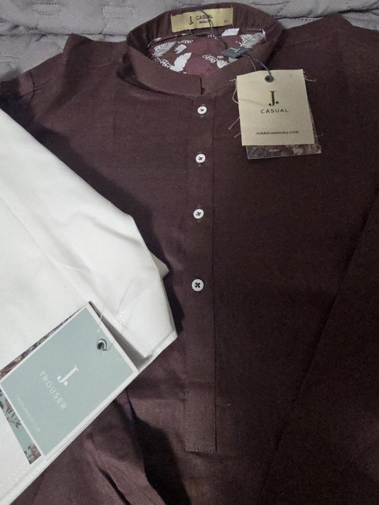 J. Brand Brown Shalwar Kameez (12yrs)