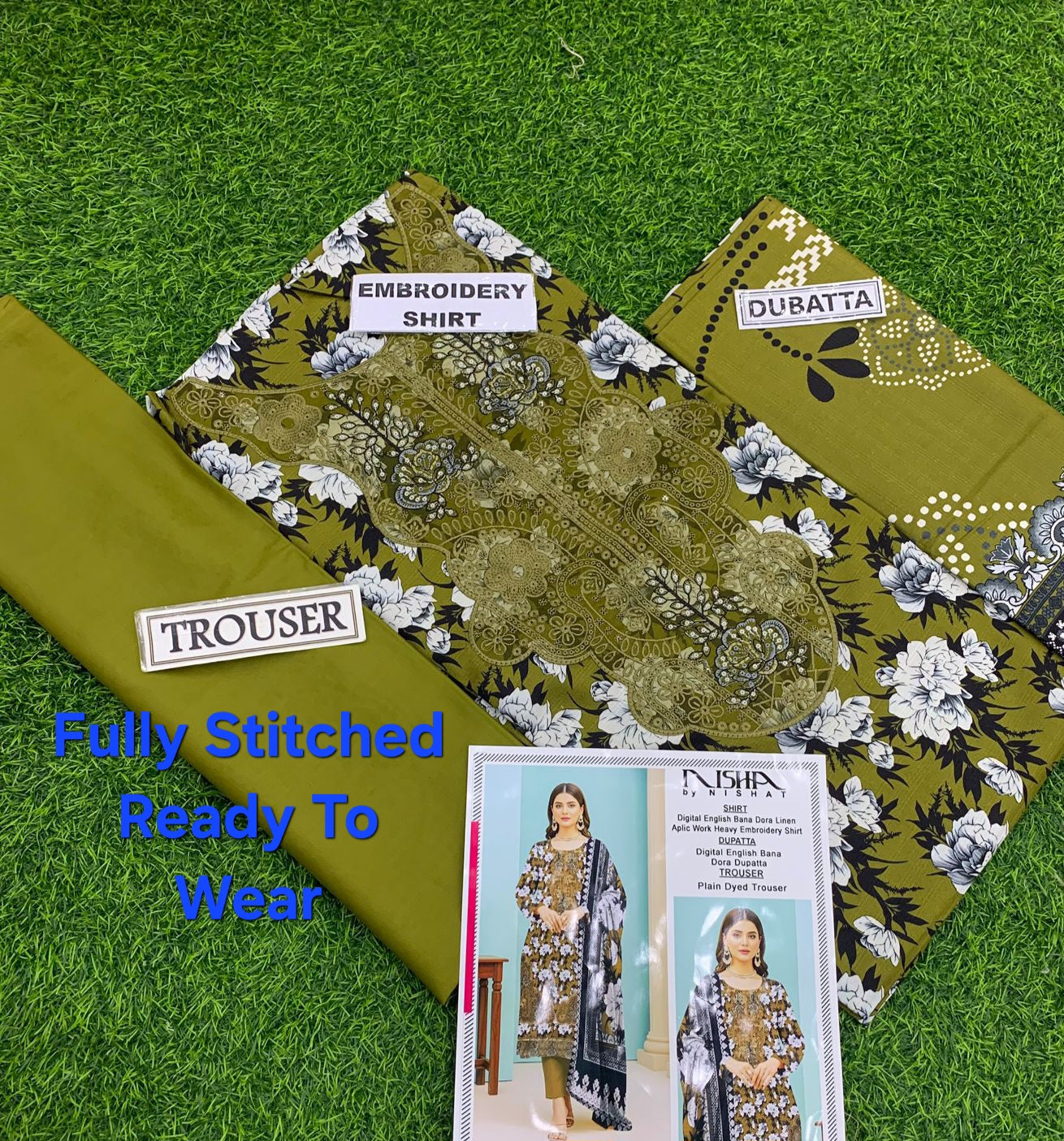 Bana Dora Linen 3pc Suit