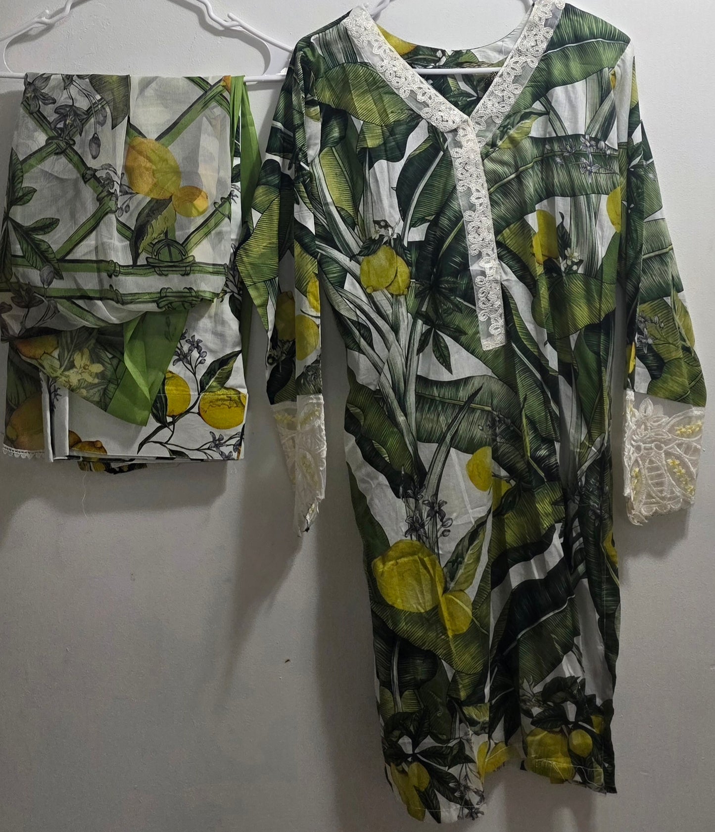 Farshi Shalwar Suit Embroidered Lawn 3pc