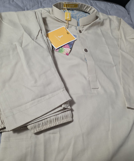 J. Brand Beige Kurta Trouser (4yrs)