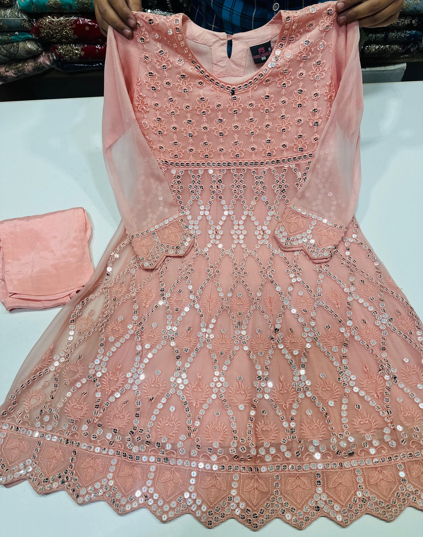 Girls Embroidered Suit (7-8yrs)