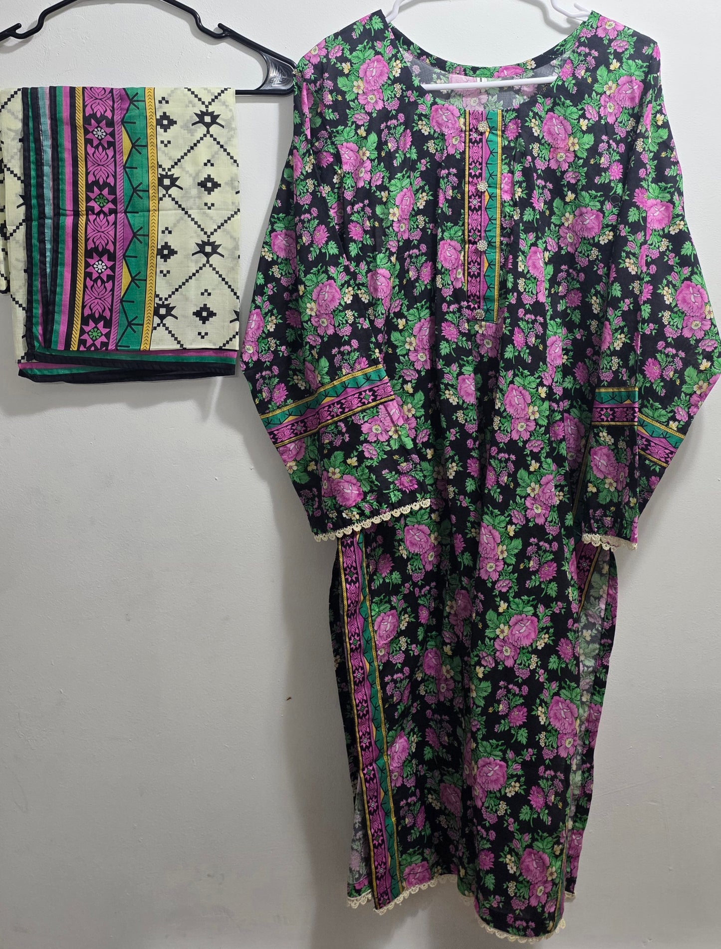 Lawn Shirt & Dupatta Set