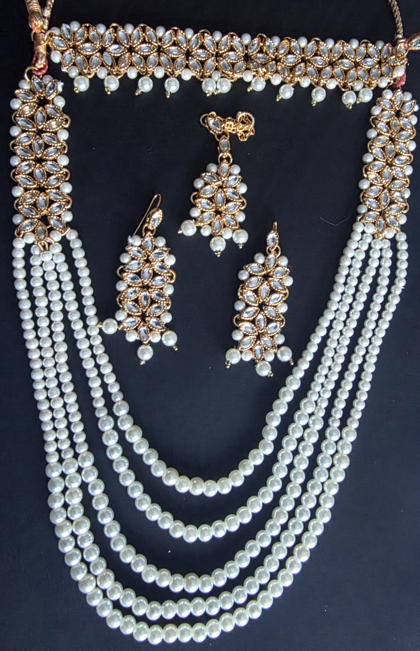 Necklace Set with Tikka and Rani Haar