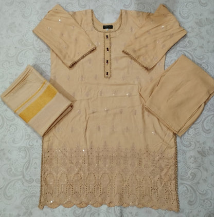 Notica Wool Embroidered Suit