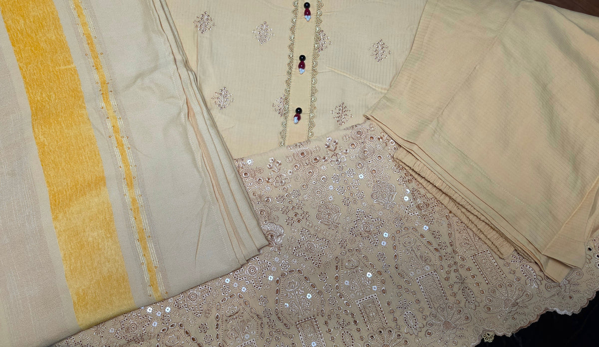 Notica Wool Embroidered Suit