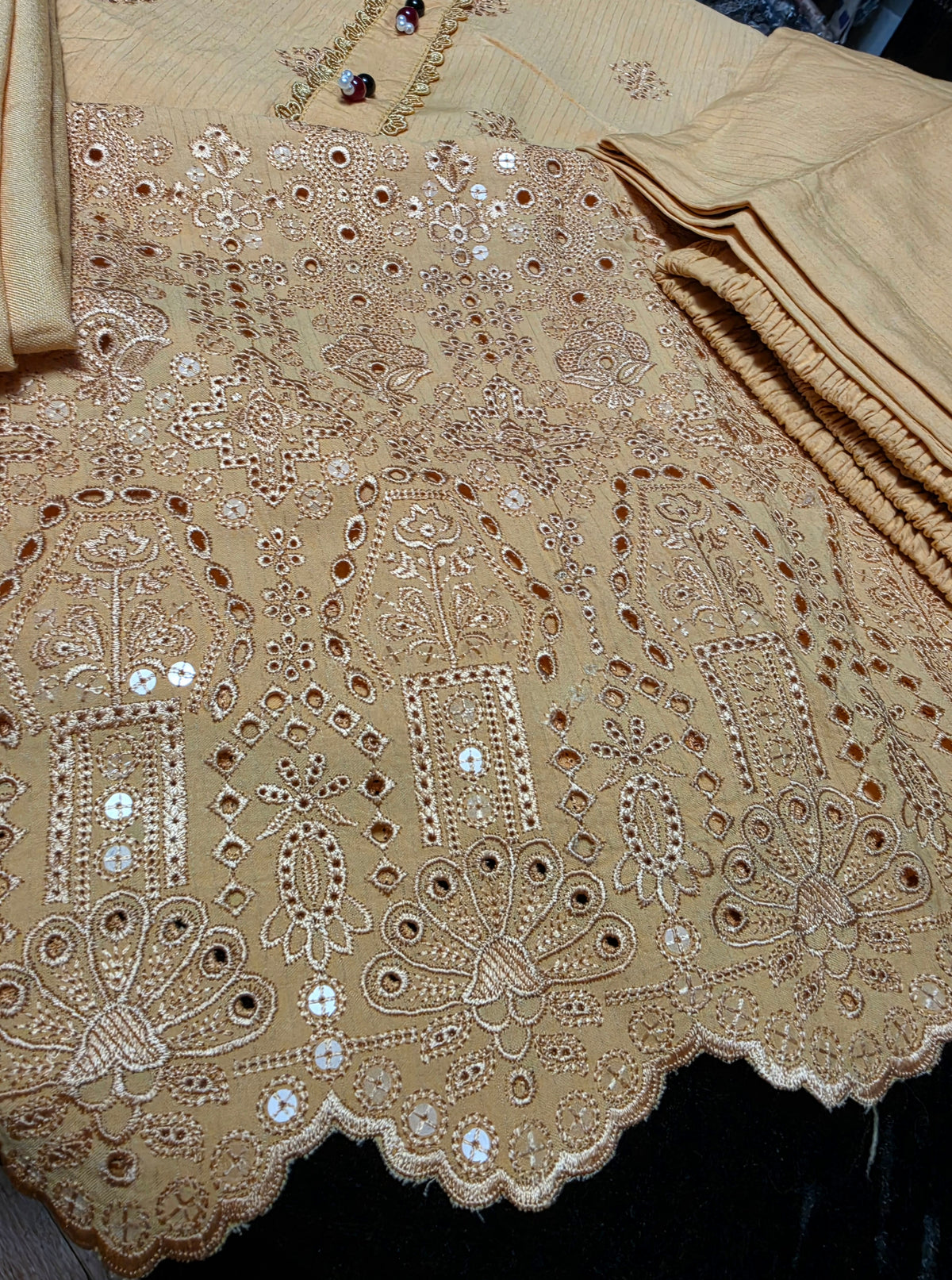 Notica Wool Embroidered Suit