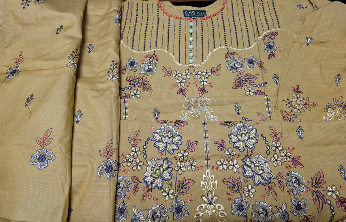 Notica Wool Embroidered Suit