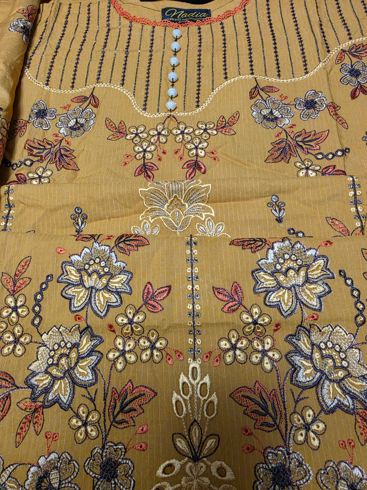 Notica Wool Embroidered Suit