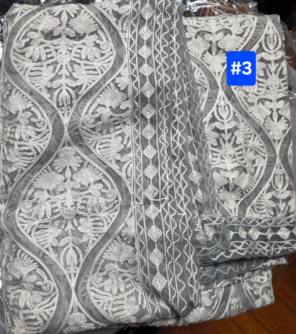 Chiffon Kashmiri Embroidered Dupatta