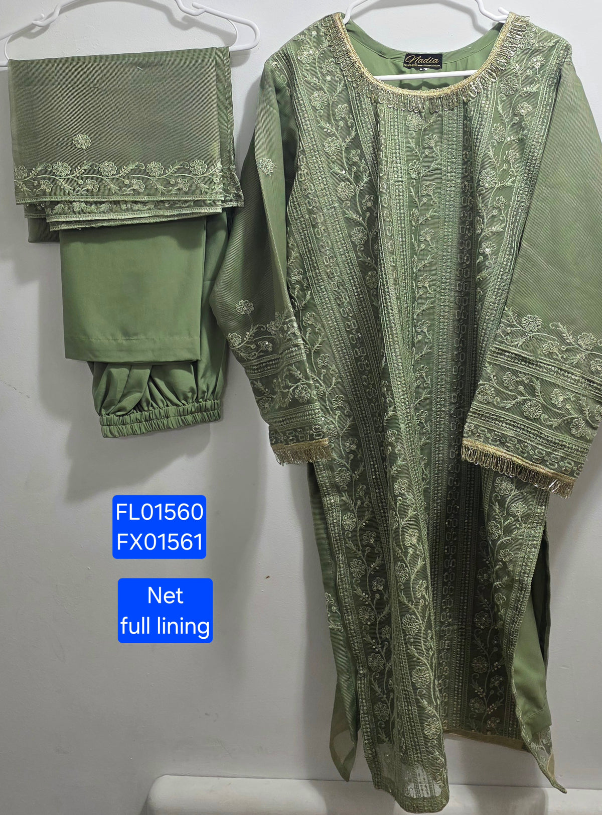 Khadi Net Fancy Suit