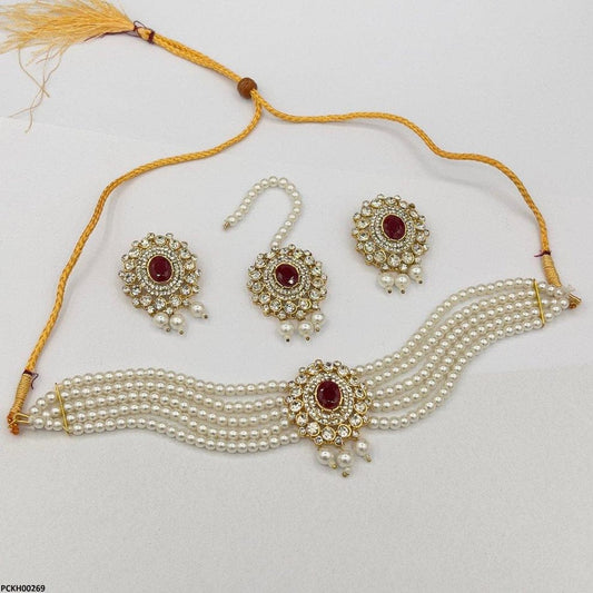 Necklace Set with Tikka