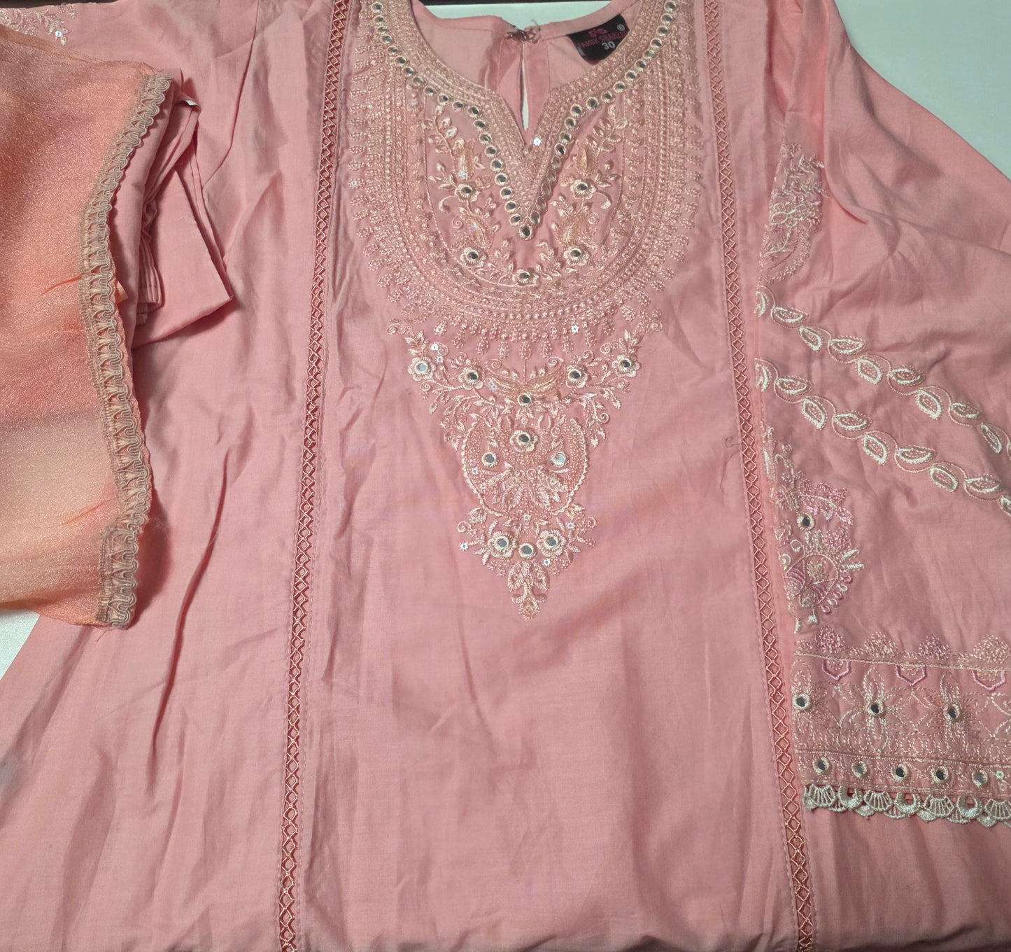 Girls Embroidered Suit (8-9yrs)