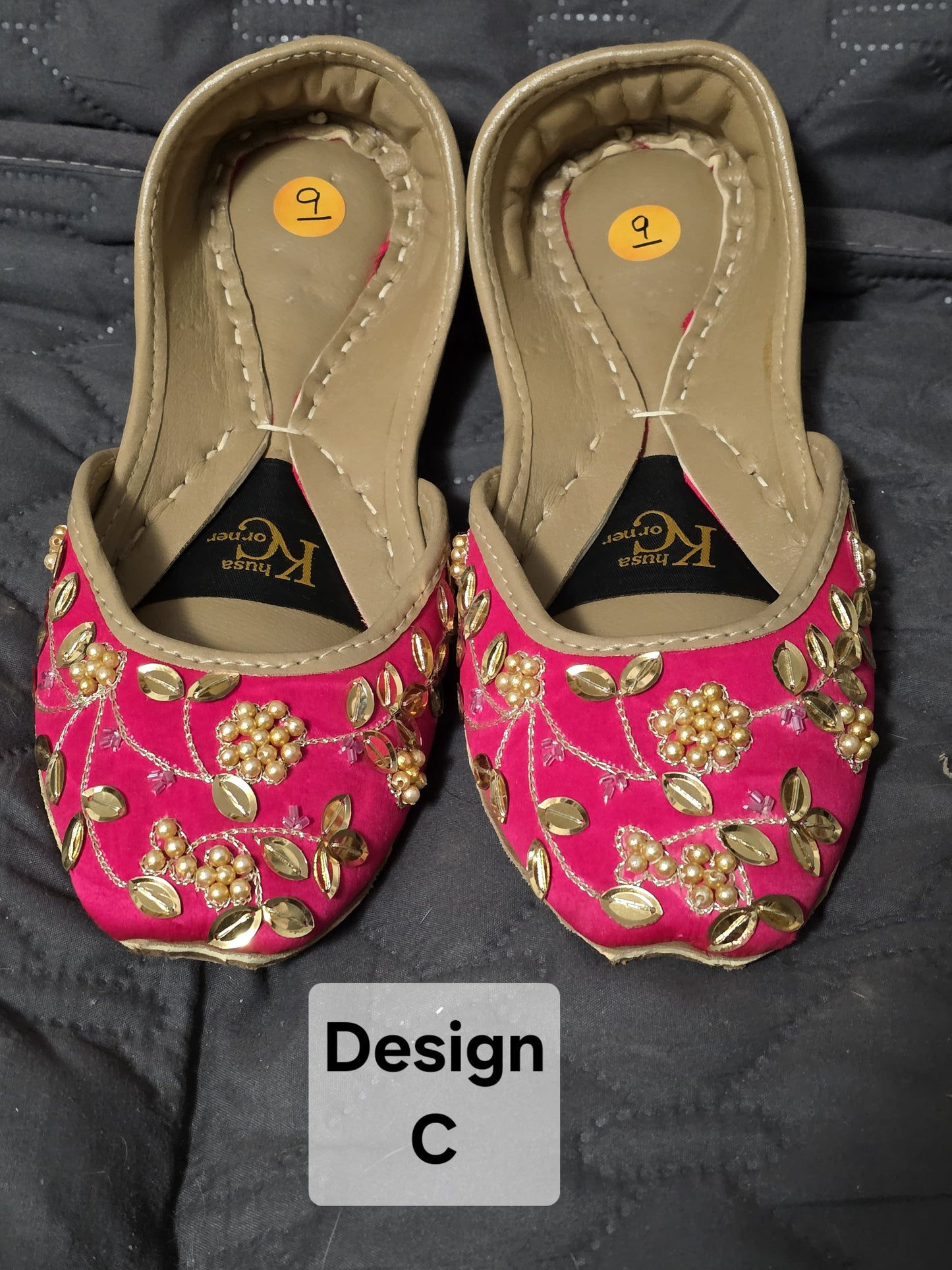Multiple Designs of Khussa Size 9