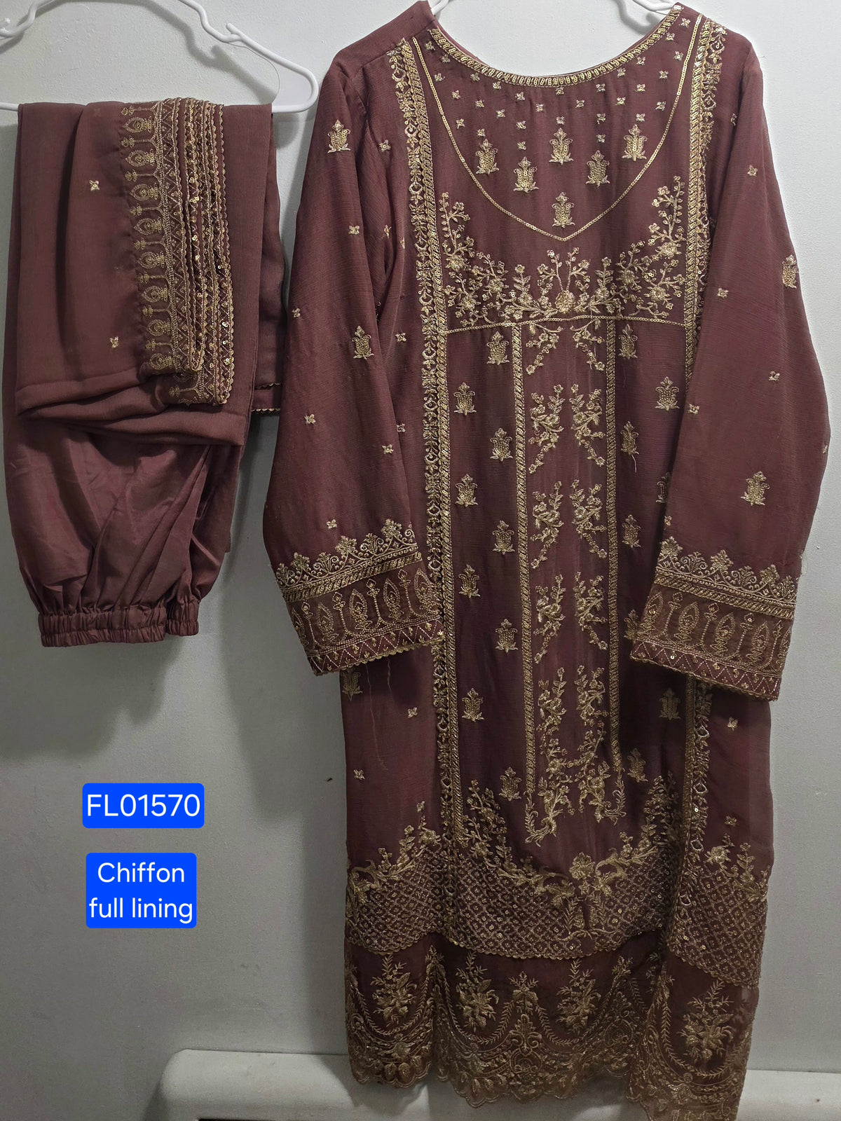 Chiffon Fancy Suit