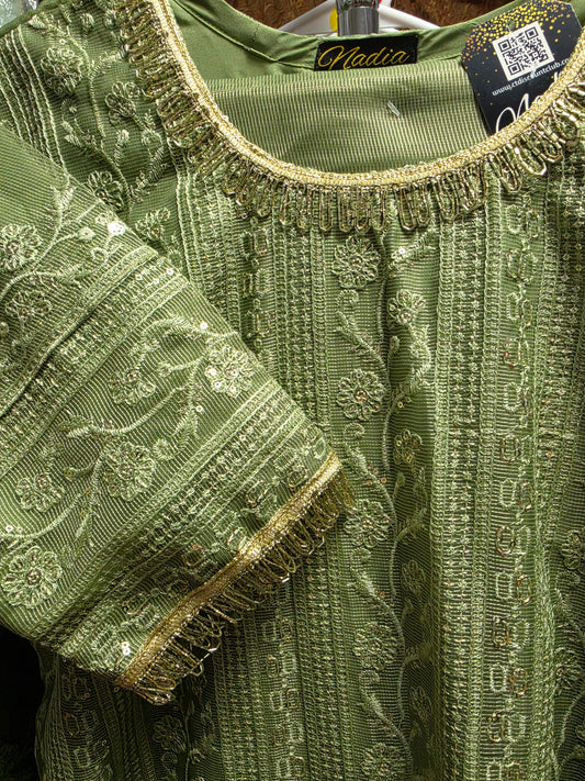 Khadi Net Fancy Suit