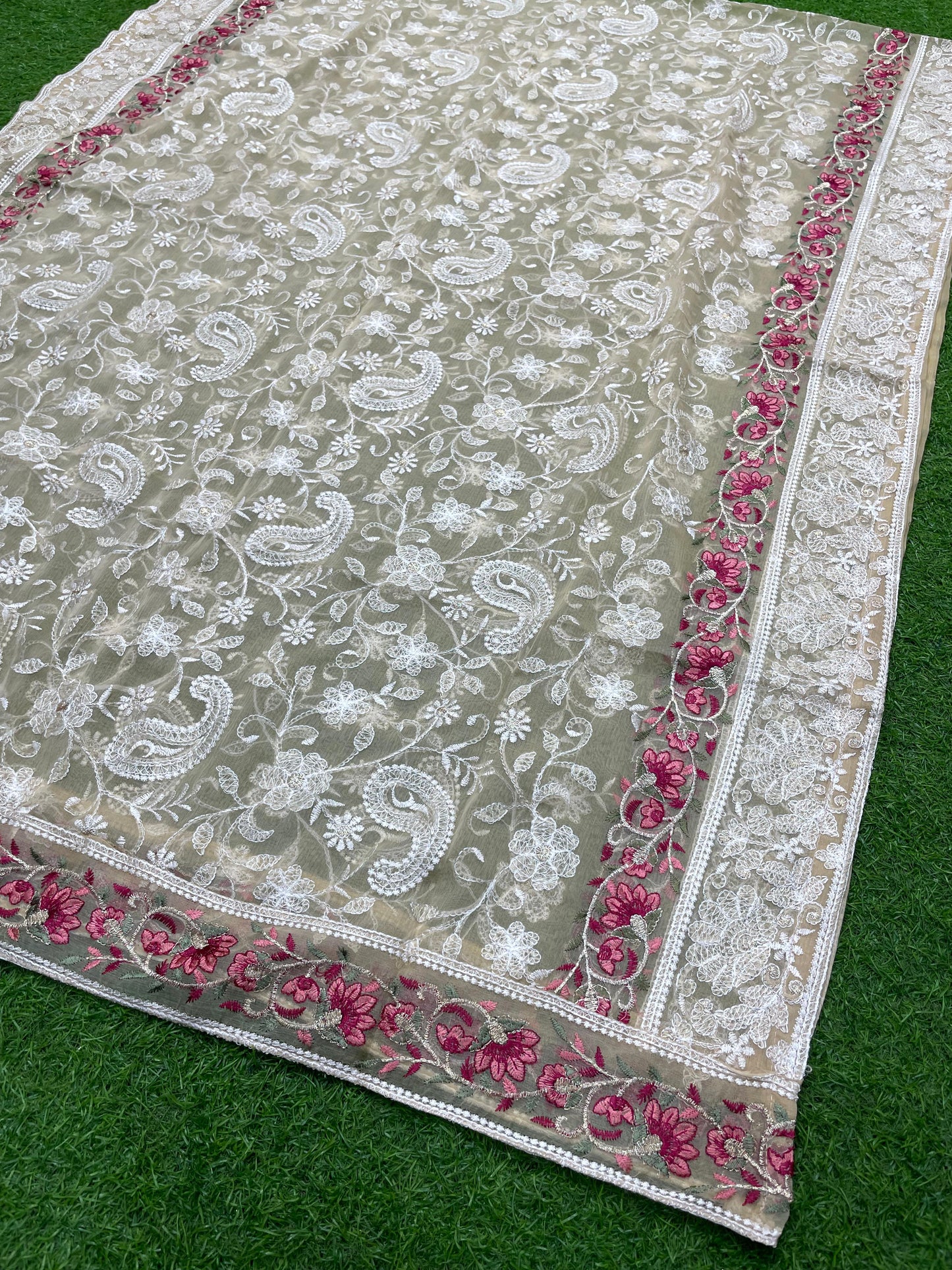 Chiffon Embroidered Dupatta