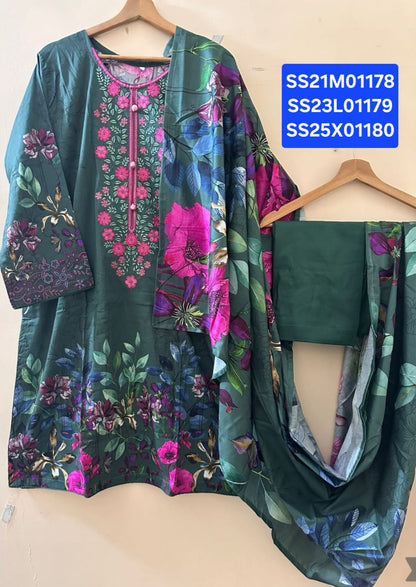 Cotton/Lawn 3pc Suit