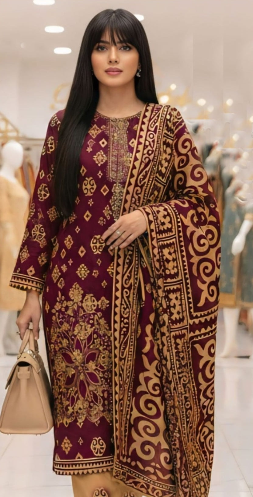 Cotton/Lawn 3pc Suit