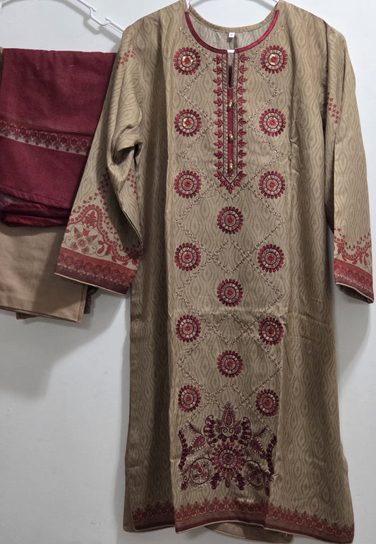 Dhanak 3pc suits