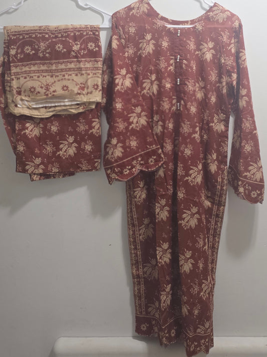 Lawn 3pc Suit