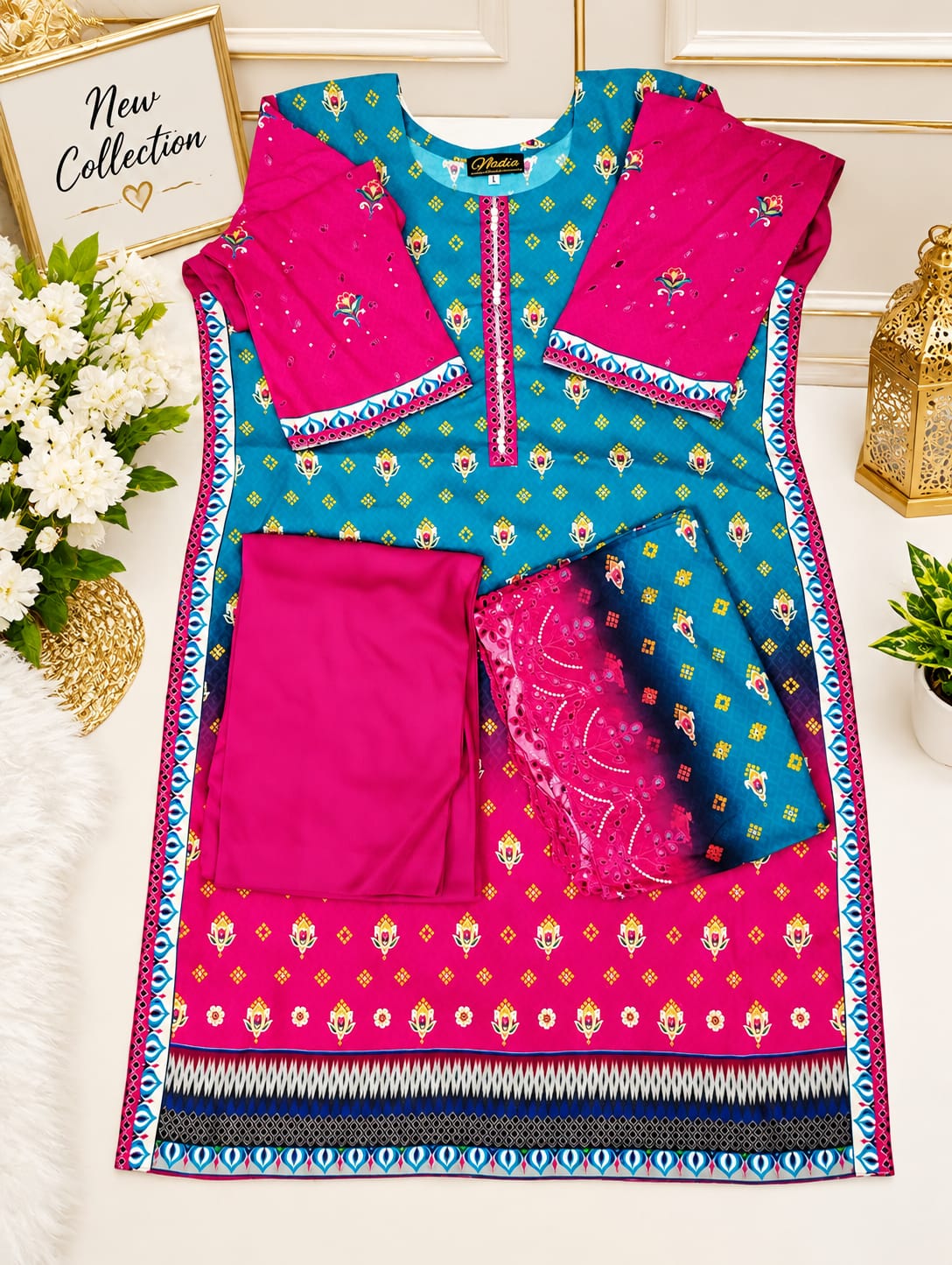 Chickenkari Linen 3pc suit
