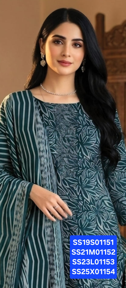 Cotton 3pc Suit