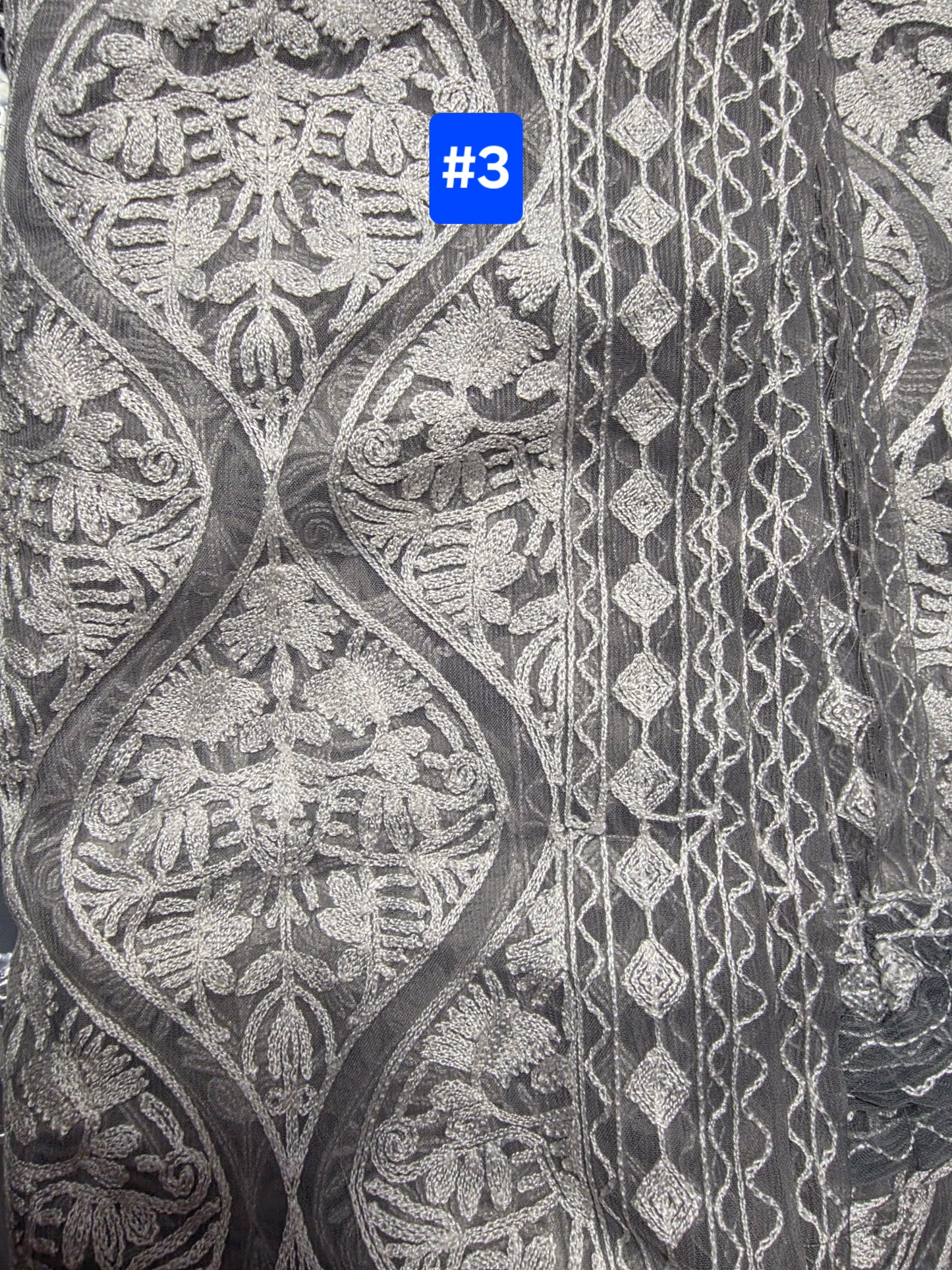 Chiffon Kashmiri Embroidered Dupatta