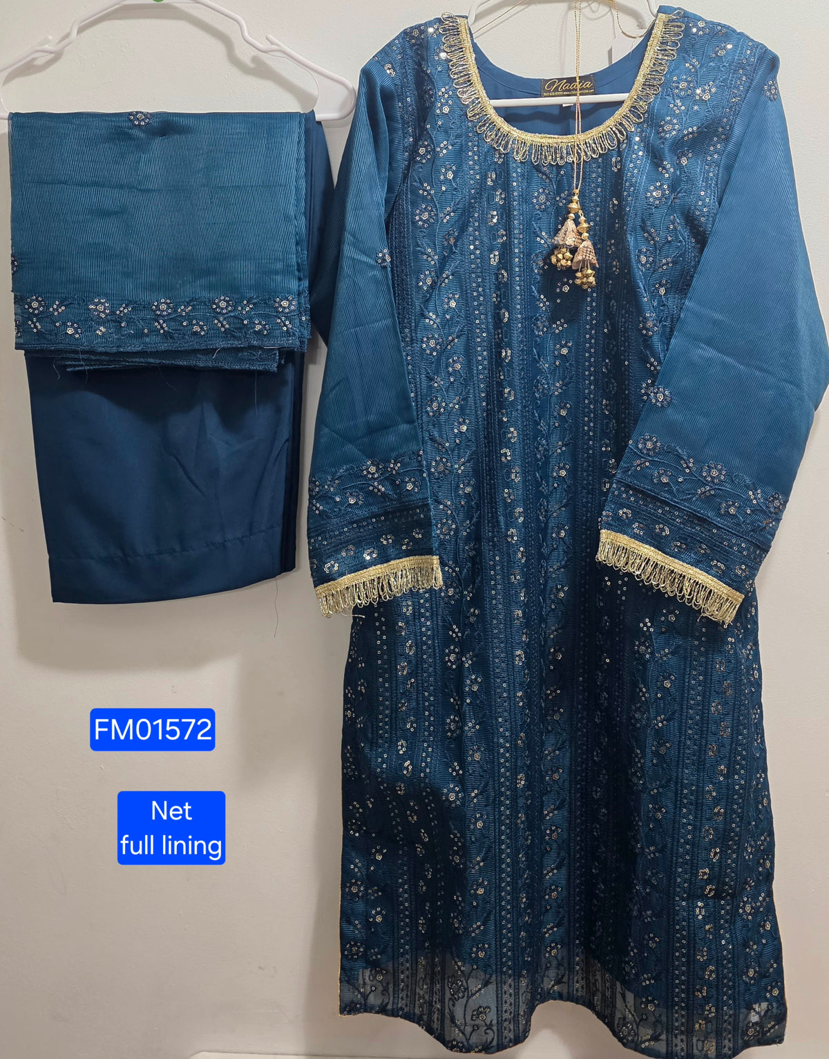 Khaddi Net Fancy Suit