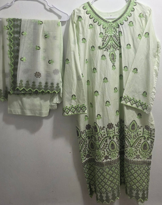 Lawn Embroidered 3pc Suit