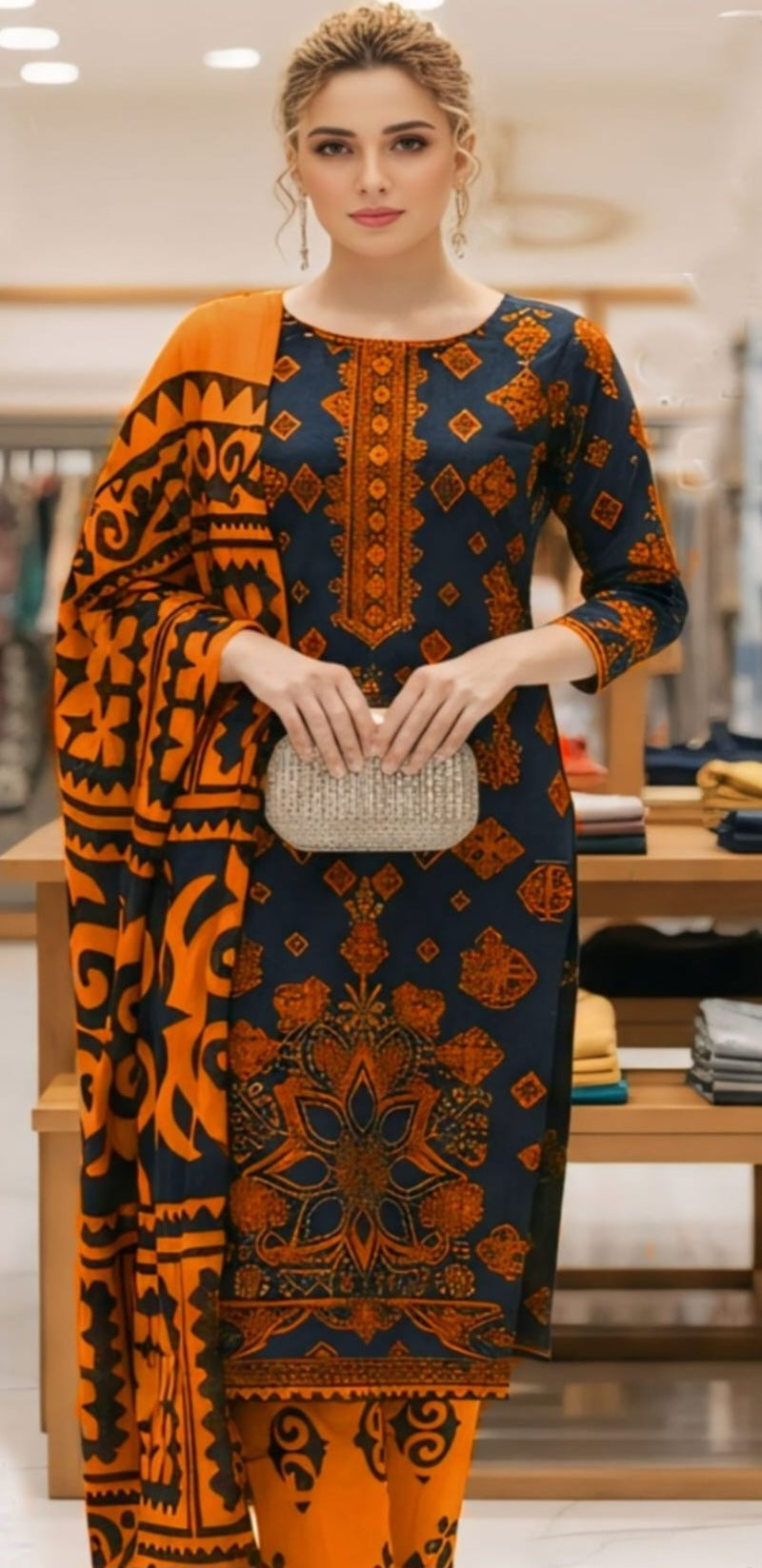Cotton/Lawn 3pc Suit
